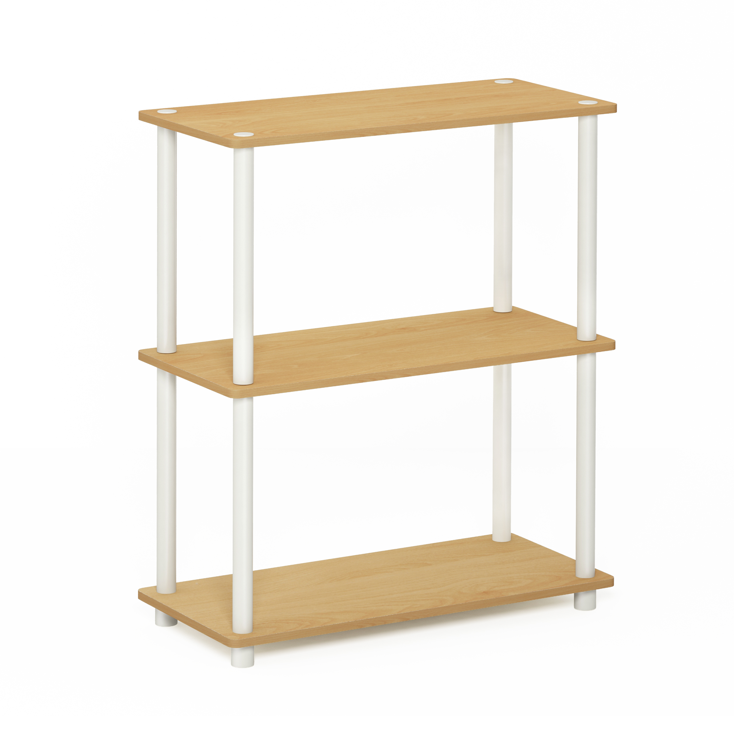 Furinno Turn-N-Tube 3-Tier Compact Multipurpose Shelf, Beech
